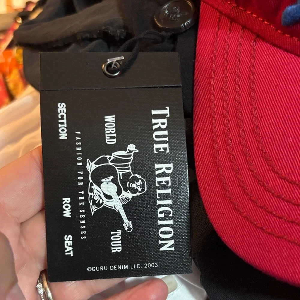 NWT True Religion Red Baseball Cap
